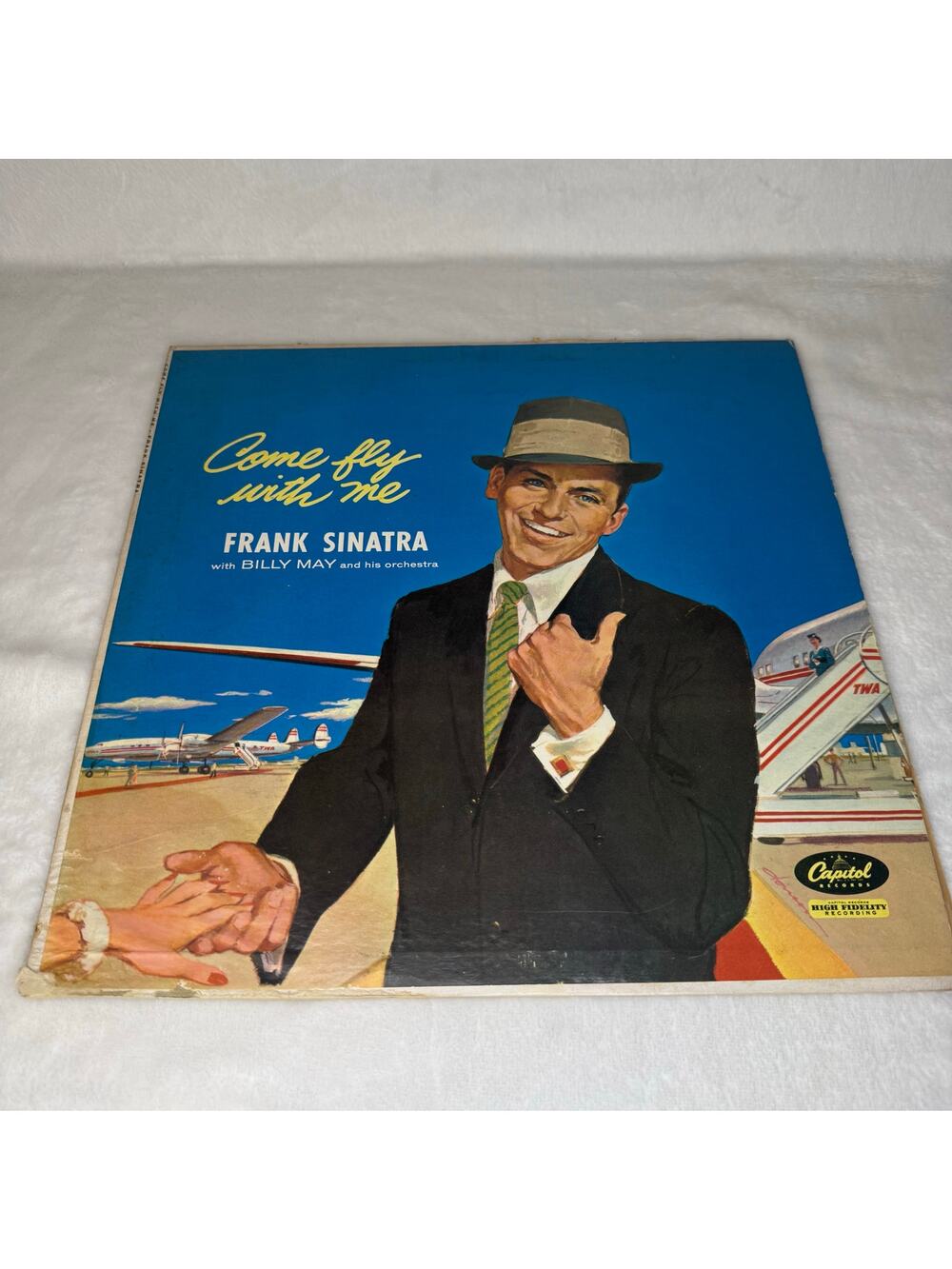 Frank Sinatra Come Fly With Me with Billy May Vinyl Record Tested